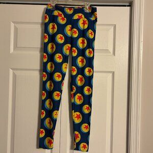 Womens DISNEY PARKS Sz S Colorful Pixar Ball Toy Story Leggings